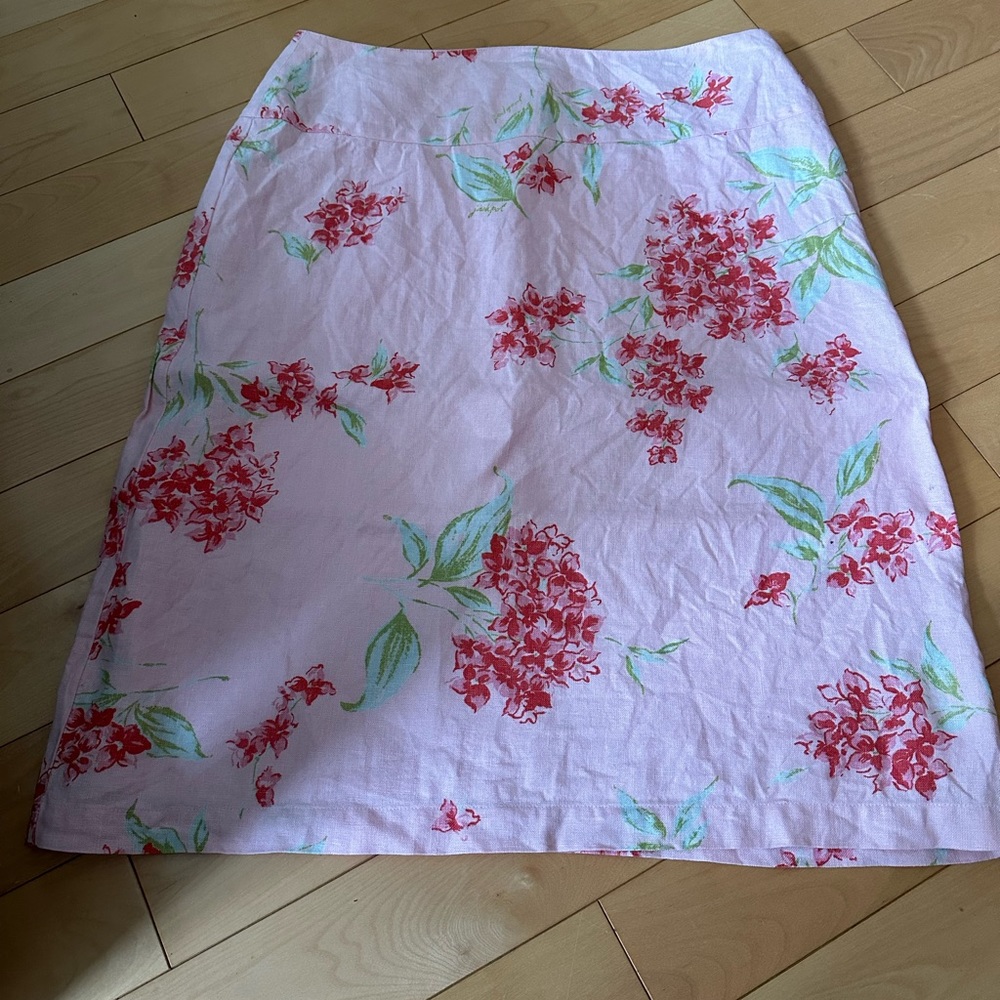 JACKPOT linen spring floral skirt size 3 (32-33 waist).